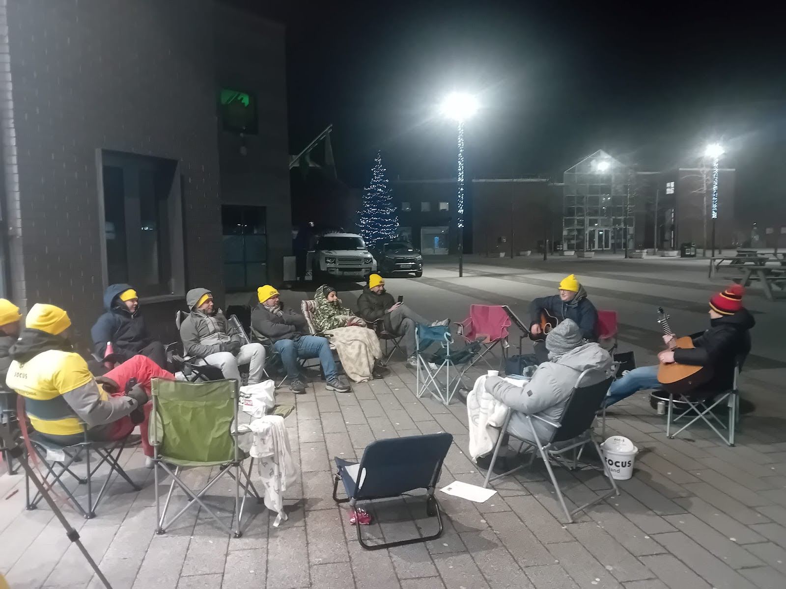DCU MBA Students raise over €32,000 for Focus Ireland during sleepout